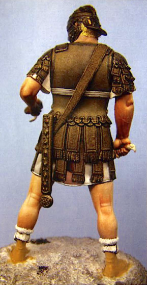 The white tunic was painted to my usual method.