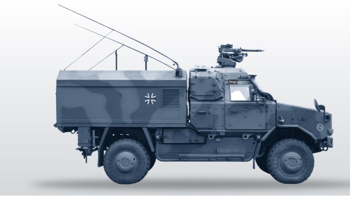 Das Allschutz-Transport-Fahrzeug ATF Dingo