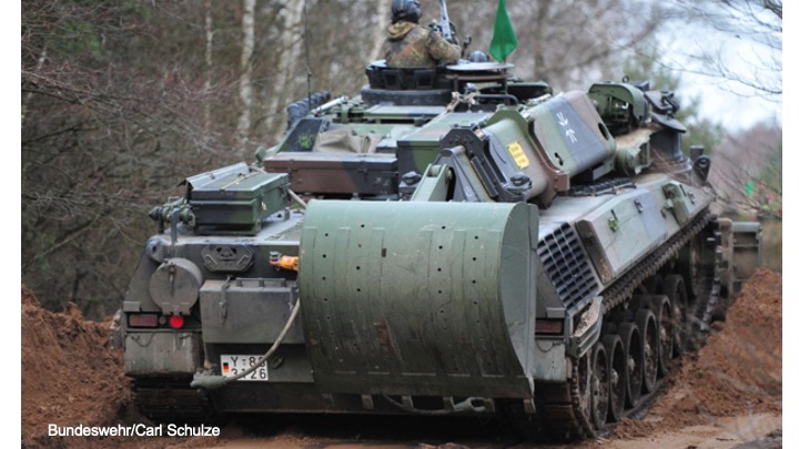 Der Pionierpanzer Dachs .