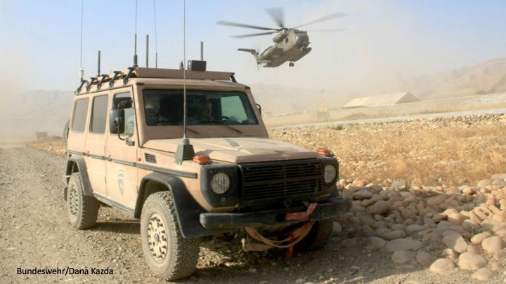 Der geschützte Geländewagen Wolf SSA .