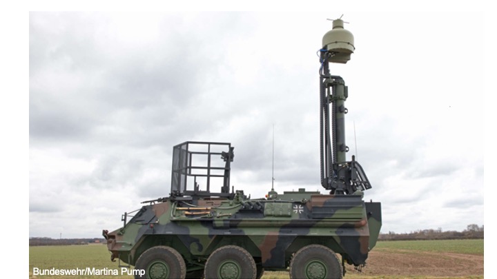 Kampfwertsteigerung Radio Multiband- Ein Panzer, der Radarsignale ortet .