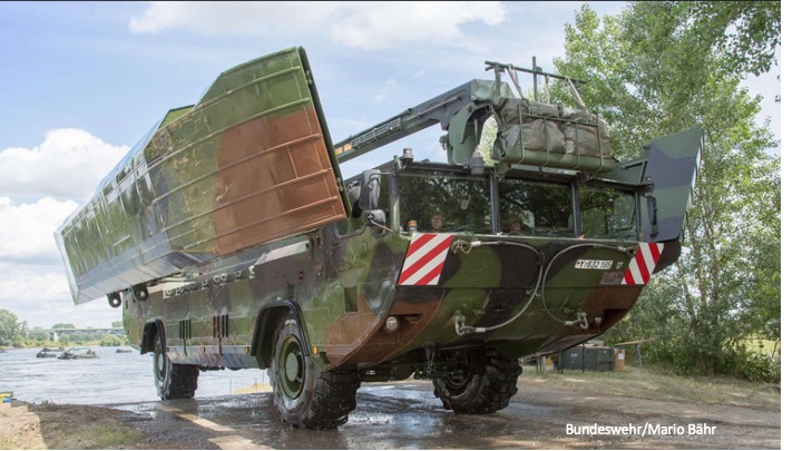 Schwimmschnellbrücke Amphibie M3